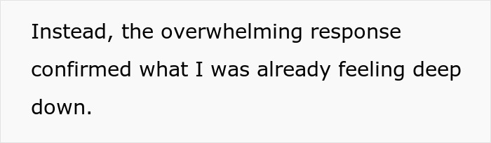 Text stating overwhelming response confirmed deep feelings about MOH issue