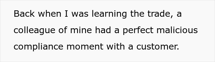Text describing a customer creating an improved prescription by cherry-picking