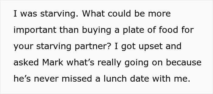 Guy Calls Fiancée A "Cry Baby" For Fussing Over Him Not Getting Her Lunch, Turns Out He's A Cheater Guy Calls Fiancée A "Cry Baby" For Fussing Over Him Not Getting Her Lunch, Turns Out He's A Cheater