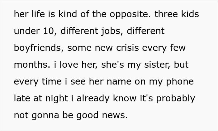 Sister Makes Her Issues Her Brother's Problem, Shocked When He Refuses Her Demand