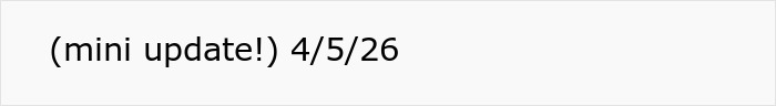 Text showing a mini update date April 5, 2026 Text showing a mini update date April 5, 2026