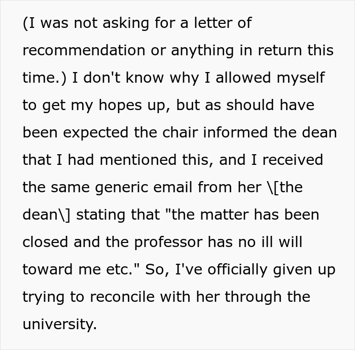 37YO's Obsession With Professor Takes A Creepy Turn As She Reports Her For Her "Curt" Email