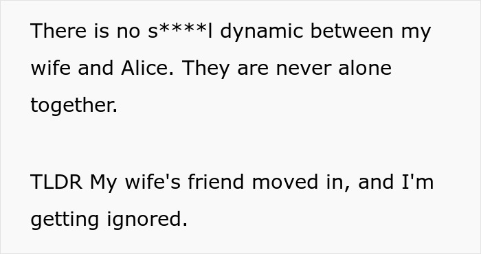 40YO Woman Prioritizes 24YO Friend's Comfort Over Hubby, Lets Her Stay In Their House Indefinitely 40YO Woman Prioritizes 24YO Friend's Comfort Over Hubby, Lets Her Stay In Their House Indefinitely