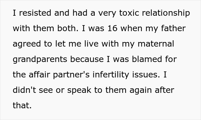 Narrative of toxic relationship and living with maternal grandparents Narrative of toxic relationship and living with maternal grandparents