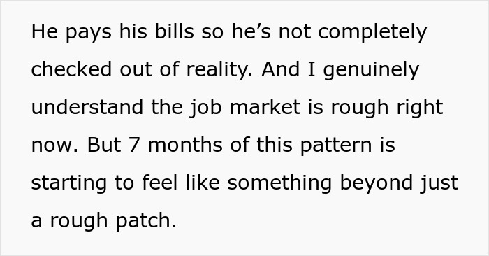 Text about struggling with reality and unemployment in AI echo chamber Text about struggling with reality and unemployment in AI echo chamber