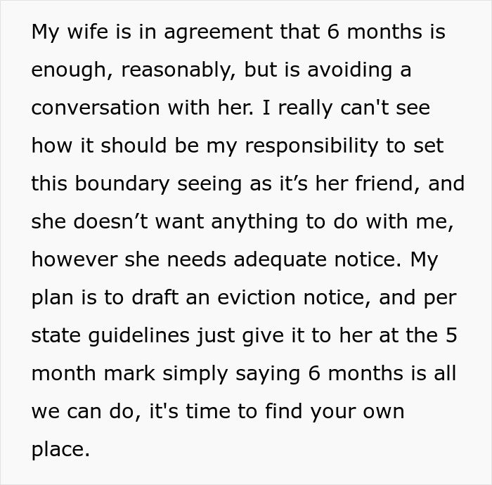 40YO Woman Prioritizes 24YO Friend's Comfort Over Hubby, Lets Her Stay In Their House Indefinitely 40YO Woman Prioritizes 24YO Friend's Comfort Over Hubby, Lets Her Stay In Their House Indefinitely