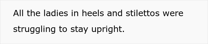 Ladies in heels struggle on muddy ground at wedding Ladies in heels struggle on muddy ground at wedding