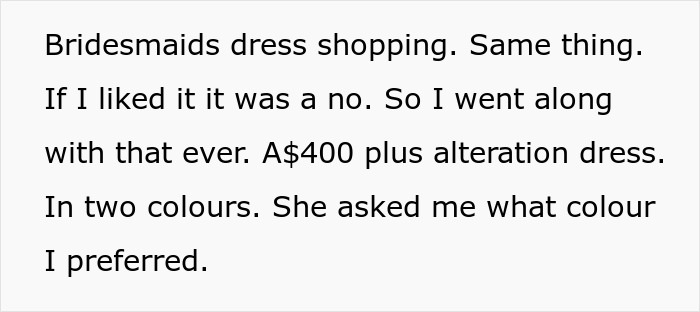 Bridesmaids dress shopping causing tension between sisters Bridesmaids dress shopping causing tension between sisters