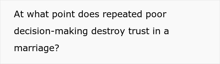 Impulsive Wife Keeps Quitting Jobs, Hubby Realizes His Trust Is Running Out As Fast As Their Cash Impulsive Wife Keeps Quitting Jobs, Hubby Realizes His Trust Is Running Out As Fast As Their Cash