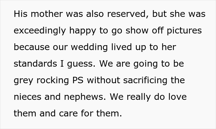 SIL Makes A Weird Demand For The Wedding: "Immediately Said No"