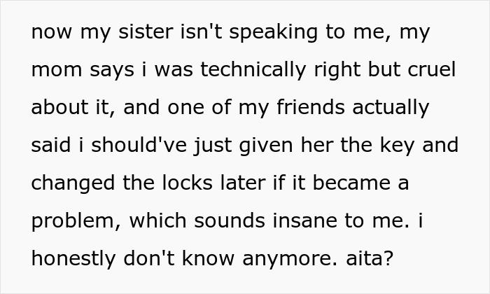 Sister Makes Her Issues Her Brother's Problem, Shocked When He Refuses Her Demand