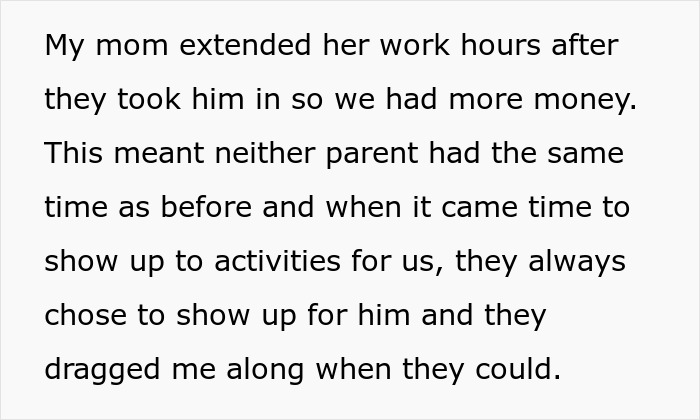 Guy Spends Childhood Playing Second Fiddle To Adopted Bro, Cuts Fam Off, They Want Reconciliation Guy Spends Childhood Playing Second Fiddle To Adopted Bro, Cuts Fam Off, They Want Reconciliation