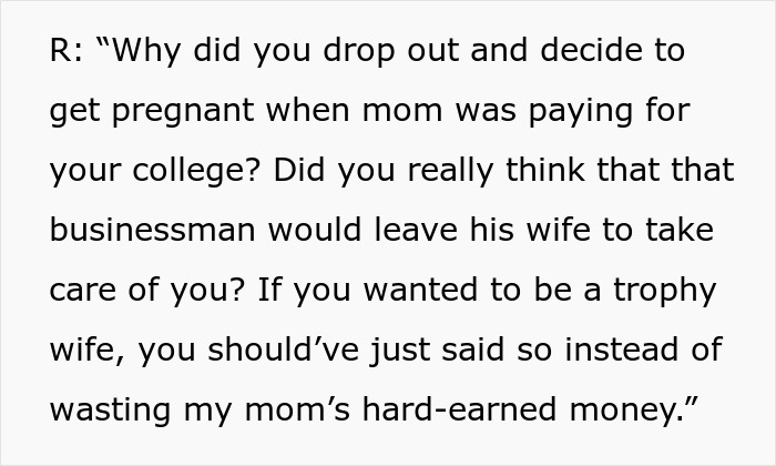 Entitled Aunt Tells Niece She Wants Nothing From Her, Gets Exactly That When The Money Stops Coming Entitled Aunt Tells Niece She Wants Nothing From Her, Gets Exactly That When The Money Stops Coming