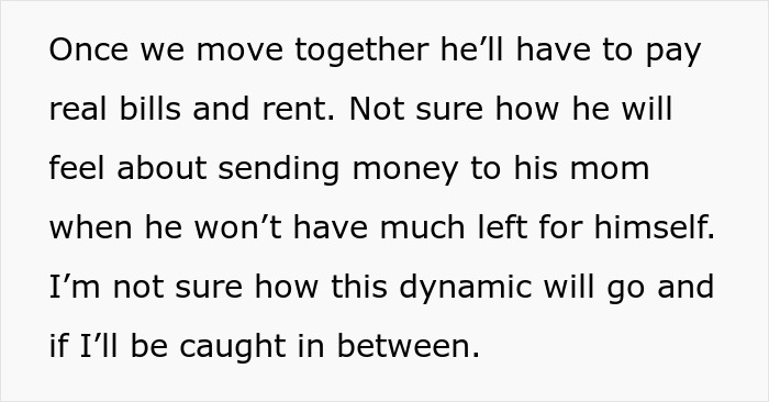 Mama's Boy Funds Mom's Fancy Trips, Skeptical Fianc&eacute;e Questions How Things Will Work After Marriage