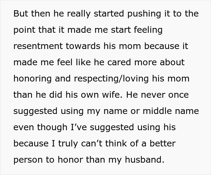 A husband wants to honor his mom, making his wife wonder why he never wants to honor her.