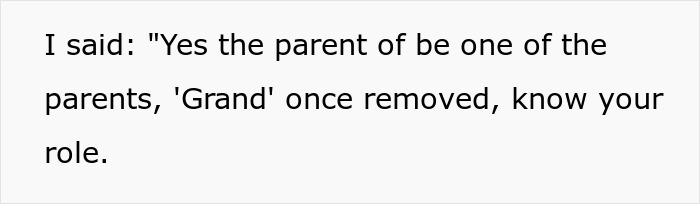 Pregnant DIL snaps back at MIL regarding the baby's name, reminding MIL of her role as grandparent, not parent.