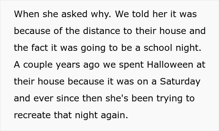 Pregnant woman starts having contractions, MIL refuses to leave; user explains why they refused to visit MIL on Halloween.