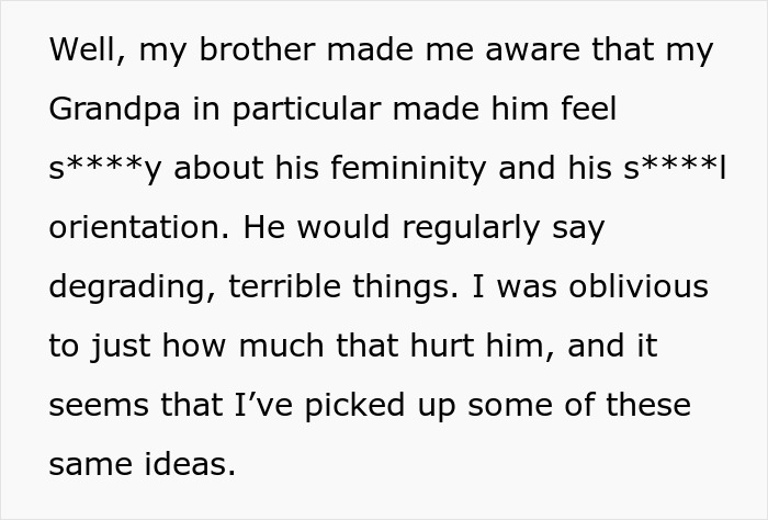 Misogynist Dad Gets Slammed By Fam For Criticizing Feminine Son And Enforcing Rigid Stereotypes