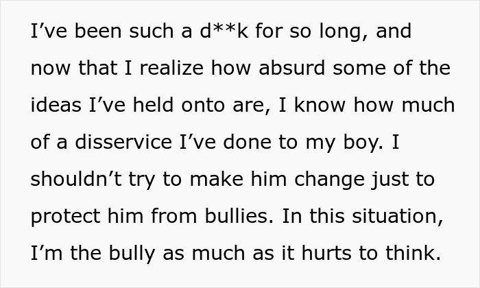 Misogynist Dad Gets Slammed By Fam For Criticizing Feminine Son And Enforcing Rigid Stereotypes