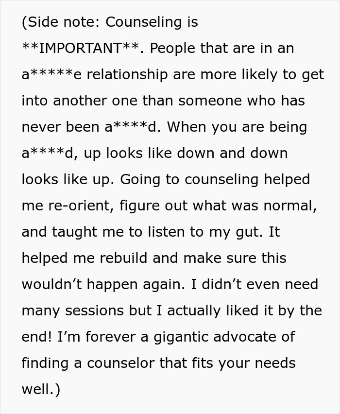 A screenshot from an article about a toxic guy and his jealousy, emphasizing the importance of counseling for those in toxic relationships.