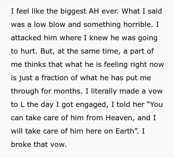 Pregnant woman regrets asking for divorce, feeling like an AH after husband's grief over his late ex. Pregnant woman regrets asking for divorce, feeling like an AH after husband's grief over his late ex.