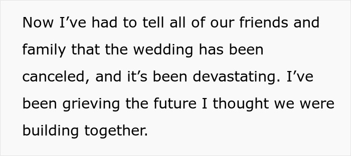 Momma's Boy Calls Off Wedding, Leaves Fiancée Emotionally Exhausted By Trying To Work Things Out Momma's Boy Calls Off Wedding, Leaves Fiancée Emotionally Exhausted By Trying To Work Things Out