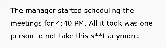 Management adjusts meeting times due to new hire's boundary, combating illegal shenanigans.
