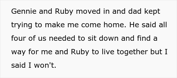 Dad wants family meeting to resolve teen and creepy daughter's living issues