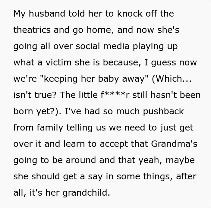 “Refers To The Baby As ‘Her’ Baby”: MIL Loses Her Mind When She Finds Out She’s Getting A Grandchild “Refers To The Baby As ‘Her’ Baby”: MIL Loses Her Mind When She Finds Out She’s Getting A Grandchild