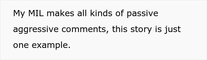 Text describing passive aggressive comments from MIL Text describing passive aggressive comments from MIL