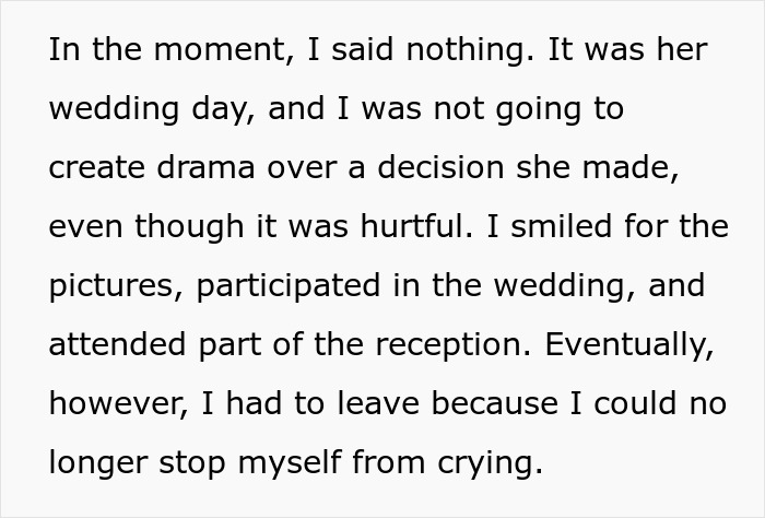 MOH attends wedding, hides emotions and eventually leaves crying