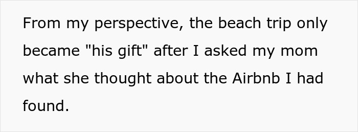 Parents hijack family vacation plans, turning a son's Airbnb find into their gift. Parents hijack family vacation plans, turning a son's Airbnb find into their gift.