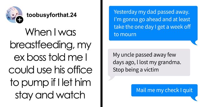 “Miscarriage Is Not An Excuse”: 67 Of The Worst Things Someone’s Boss Ever Said To Them