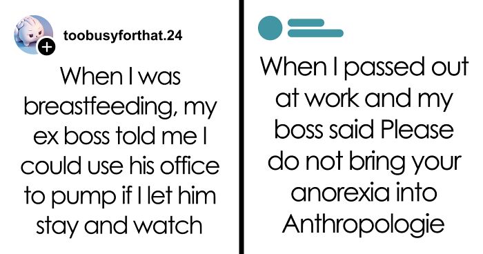 “Miscarriage Is Not An Excuse”: 67 Of The Worst Things Someone’s Boss Ever Said To Them