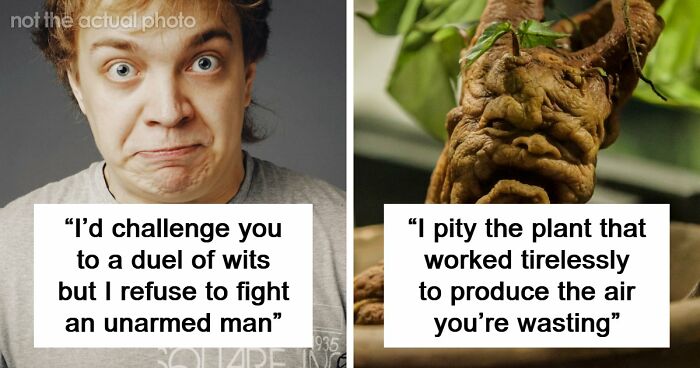 “Your Head Is Really Just A Place To Store Your Teeth”: 46 Insults That Are Pure Poetry