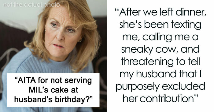 MIL Secretly Brings Her Own Cake To Son’s Birthday, Doesn’t Expect What Happens Next