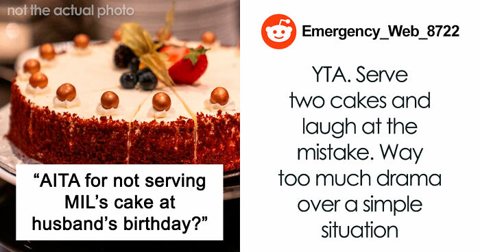 MIL Secretly Brings Her Own Cake To Son’s Birthday, Doesn’t Expect What Happens Next