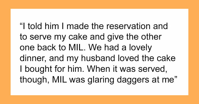 MIL Secretly Brings Her Own Cake To Son’s Birthday, Doesn’t Expect What Happens Next