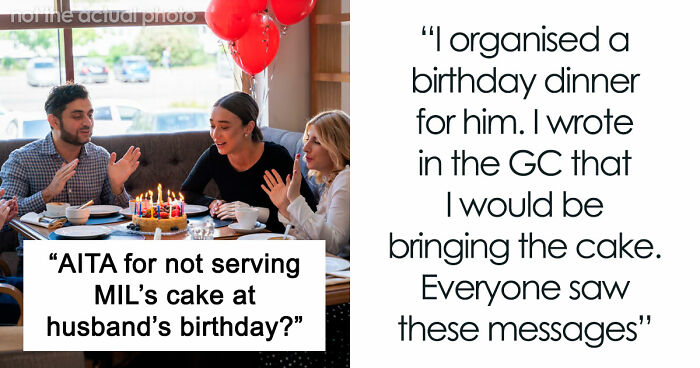 MIL Secretly Brings Her Own Cake To Son’s Birthday, Doesn’t Expect What Happens Next