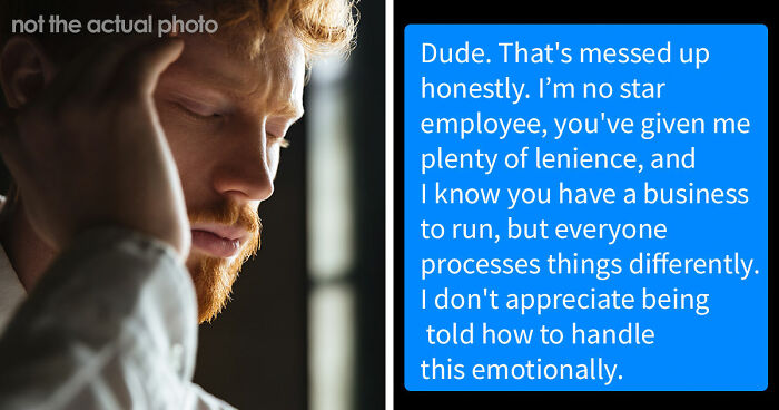 “Don’t Let Yourself Get Emotional”: Boss Messages To Grieving Employee Enrages People