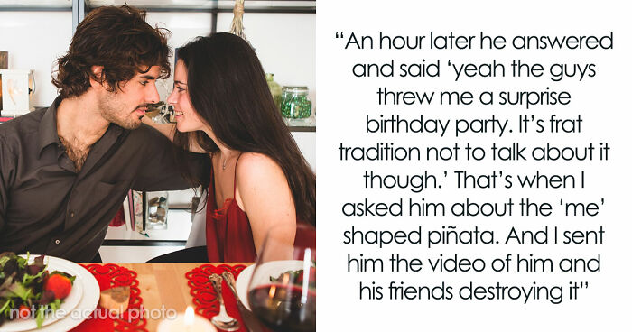 “[Would I Be The Jerk] If I Broke Up With My BF Because His Friends Got Him A ‘Me’ Shaped Piñata?”
