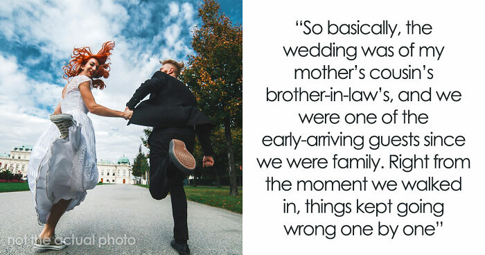 Bride And Groom Disappear Mid-Wedding After Relatives Cause Chaos, Return As Newlyweds