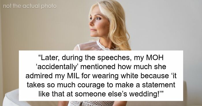 MIL Shows Up To Son’s Wedding In White, Bride Starts Giving Her Exactly What She Wants