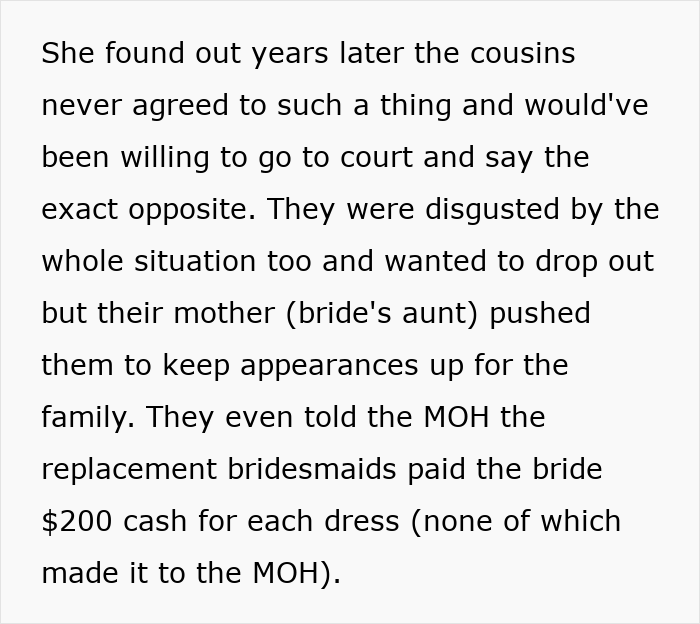 Bridesmaids Drop Out Of The Wedding After Accidentally Uncovering Bride’s Shocking Scam Bridesmaids Drop Out Of The Wedding After Accidentally Uncovering Bride’s Shocking Scam