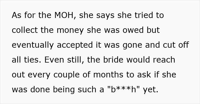Bridesmaids Drop Out Of The Wedding After Accidentally Uncovering Bride’s Shocking Scam Bridesmaids Drop Out Of The Wedding After Accidentally Uncovering Bride’s Shocking Scam