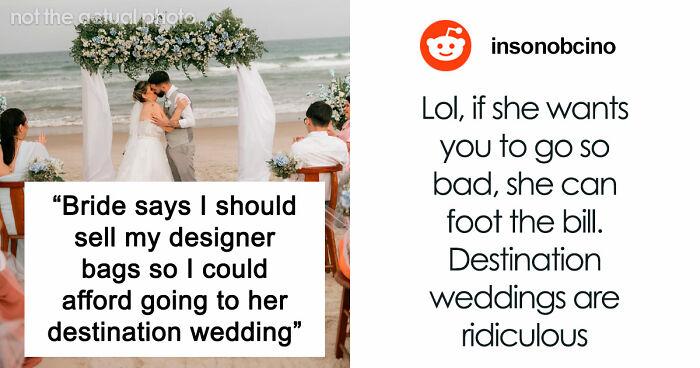 Broke Woman Tells Bride She Can No Longer Afford Her Destination Wedding, Her Response Floors Her