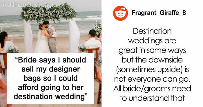 Broke Woman Tells Bride She Can No Longer Afford Her Destination Wedding, Her Response Floors Her