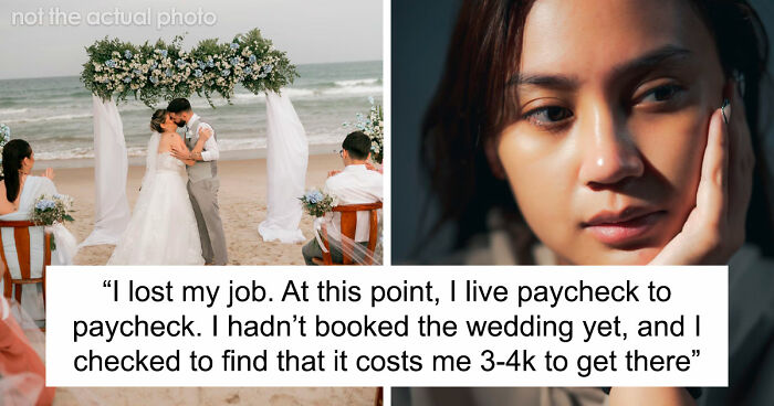 Broke Woman Tells Bride She Can No Longer Afford Her Destination Wedding, Her Response Floors Her