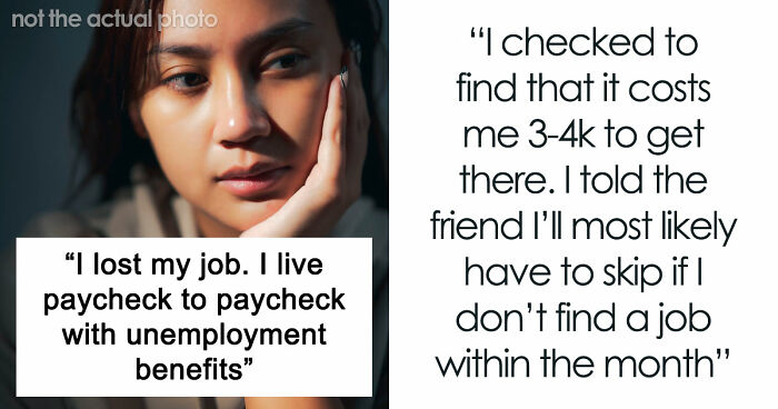 Broke Woman Tells Bride She Can No Longer Afford Her Destination Wedding, Her Response Floors Her