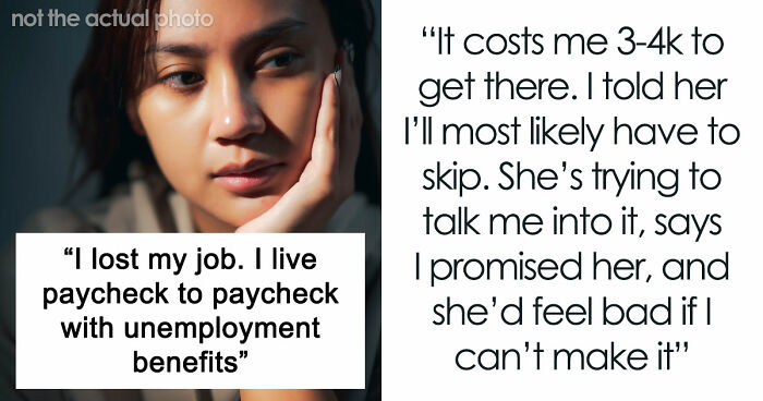 Broke Woman Tells Bride She Can No Longer Afford Her Destination Wedding, Her Response Floors Her